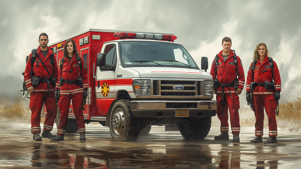 An EMS team ready to save lives.